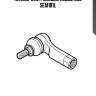 Наконечник рулевой, левый 555 sem181l