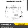 Стекло лобовое датчик дождя agc 5166agnmw3b