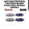 Колодки тормозные задние (Смесь CERAMIC серия PRO) NISSAN X-TRAIL/QASHQAI/TIIDA/INFINITI FX/RENAULT KOLEOS (TRW GDB3294) E510008 MILES