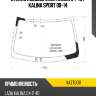 Стекло лобовое lada kalina 04-13  kmk vazt0011
