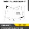 Стекло лобовое mitsubishi chariot grandis 97-03  xyg n84w-r lfw/x