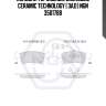 Колодки тормозные дисковые ceramic technology | зад | ngn 3501788