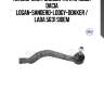 Наконечник рулевой тяги правый dacia logan-sandero-lodgy-dokker / lada 5631 sidem