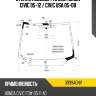 Стекло лобовое 4d sed honda civic 05-12  agc 3999agnv