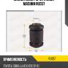 Сайлентблок рычага задн. masuma ru357
