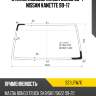 Стекло лобовое mazda bongo 99-  xyg s21 lfw/x