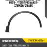 Молдинг арки крыла chery tiggo 7 pro 19-  sat st-chtg7pro-016m-1
