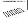 К-кт болтов гбц 10шт., opel astra/vectra/corsa 1.4-1.8 16v 93-