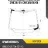 Стекло лобовое 4d sed honda civic 05-12  kmk hont0028