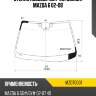 Стекло лобовое датчик дождя mazda 6 02-08 kmk mzdt0031