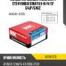 Кольца поршневые комплект std hyundai sonata ii-iii riken 40091 std