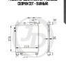 Радиатор двигателя m/t (способ сборки сот - паяный)