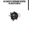 Фара противотуманная mitsubishi outlander xll200grandis лев.прав. kfl5013std kortex