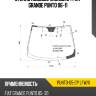 Стекло лобовое молдинг fiat grande punto 06-11 xyg punto-05-cp lfw/x