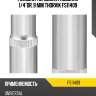 Головка торцевая глубокая 1/4"dr, 9 мм thorvik fs11409