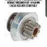 Привод стартера (бендикс) для ам renault megane ii (02-) k4j,k4m 1.4i,1.6i (vcs 0911) startvolt