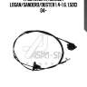 Трос капота, renault logan/sandero/duster 1.4-1.6, 1.5dci 04-