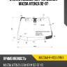 Стекло лобовое датчик дождя mazda atenza 02-07 xyg mazda6-r-vcs lfw/x