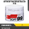 Полироль для кузова защитный soft99 soft wax для светлых, 350 гр