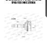 Шрус внешний 24/19 abs 48 | перед прав/лев | inko 329186a