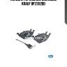 Колодки тормозные дисковые krauf bpz1012bd
