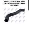 Патрубок интеркуллера fiat ducato 2,3jtd 06-, citroen jumper 2,3hdi 06-, peugeot boxer 2,3hdi 06- gppft016 nty