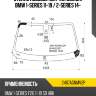 Стекло лобовое датчик дождя bmw 1-series 11-19  fuyao 2467agnmv2p