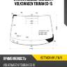 Стекло лобовое молдинг volkswagen touran 03-15 xyg 8577agnvw lfw/x