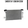 Конденсер с ресив. mitsubishi lancer x (07-) lrac1104 luzar
