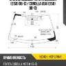 Стекло лобовое toyota corolla e150 06-13  xyg ke140-l-vcp lfw/x