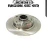 Диск торм. renault fluencemegane iii 09- задн.(d260mm),  kd0237 kortex