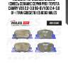 Колодки тормозные задние (смесь ceramic серия pro) toyota camry v20 2.2-3.0 96-01/v30 2.4-3.0 01- (trw gdb3278) e510361 miles
