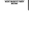 Прокладка клапанной крышки mazda 3 (bm, bn) pyy1 77bgb124 masterkit
