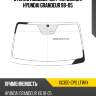 Стекло лобовое датчик дождя hyundai grandeur 98-05 xyg xg300-cps lfw/x