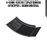 Крыло полуприцепа! c крепл. d=42mm, 450х700, с брызговиком антиспрей, l=160мм\ universal