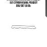 Прокладка клапанной крышки! (x2)\ citroen xsara, peugeot 206/307 1.6 00>