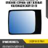 Стекло кузова боковое не опускное справа xyg caddy-04 sf/rh/x