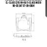Колодки тормозные зад mercedes cl-class c215 99-06/s-class w220 98-05 sat st-28-0064