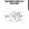 Шрус наружный hyundai santa fe ii/kia sorento ii 2.0crdi-2.7 04- ga20727 miles