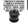 Сайлентблок audi a3 03-19 / q3 11-19 / honda civic 05-19 / skoda karoq 17- / kodiaq 16-22 / octavia 04-20 / volkswagen golf 03-19 / jetta 05- / passat 80- / tiguan 06- / audi q2 16- / rs3 11-18 / s3 08-16 / tt 06-19 / honda civic usa 05-08 / seat alhambra