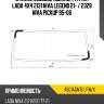 Стекло лобовое шелкография lada 4x4 2131 niva legend 21-  xyg 4501agn1b lfw/x