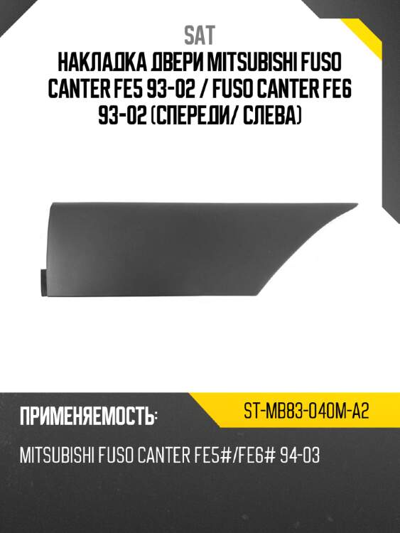 Накладка двери mitsubishi fuso canter fe5 93-02  sat st-mb83-040m-a2