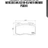 Колодки тормозные перед mercedes ml163 98-03/w211 brembo p50041