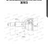 Шрус внешний 25/20 | перед | inko 307073