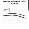 Щетки плоск. к-т 625/25' 2 шт.,side pin22, porsche cayenne, vw touareg all 07- lhd