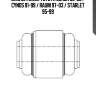Сайлентблок toyota corsa 90-99 / cynos 91-99 / raum 97-03 / starlet 95-99