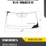 Стекло лобовое nissan patrol 10-24  xyg ni-y62-vcp lfw/x