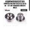 Ступица колеса передняя с подшипником mercedes benz sprinter/vw crafter 30-35/30-50 06- -1.8t (skf vkba6699) db83070 miles