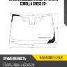 Стекло лобовое камера toyota corolla cross 20- xyg 8448agnbcv lfw/x