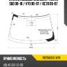 Стекло лобовое молдинг volvo s60 00-10  fuyao 8829agnblw1m